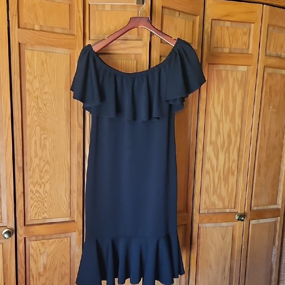 Black Off-Shoulder Dress